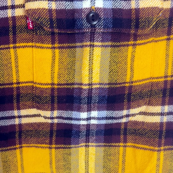 Levi's Jackson Worker Shirt in Andrusia Golden Yellow (XL) - Picture 5 of 9